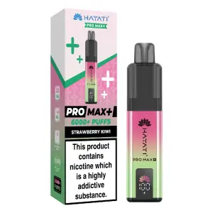 Strawberry Kiwi Hayati Pro Max Plus 6K Prefilled Pod Vape Kit